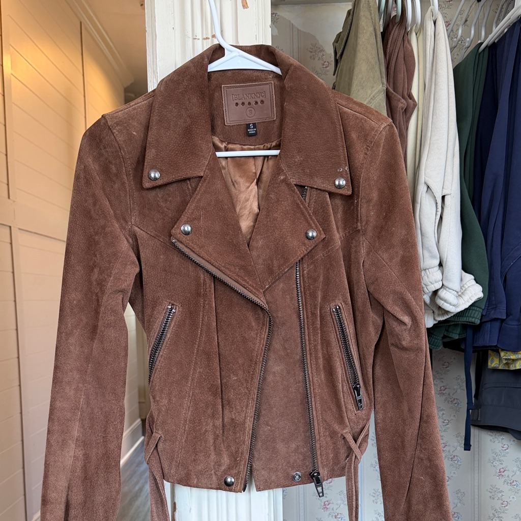 Blank Nyc Tan Suede Women's Jacket